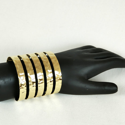 Golden Radiance Cuff Bracelet for Women and girls