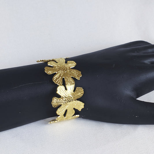 Blossom Gleam Cuff Bracelet for Women and Girls