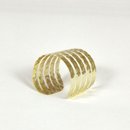 Golden Radiance Cuff Bracelet for Women and girls