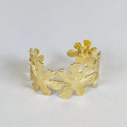 Blossom Gleam Cuff Bracelet for Women and Girls