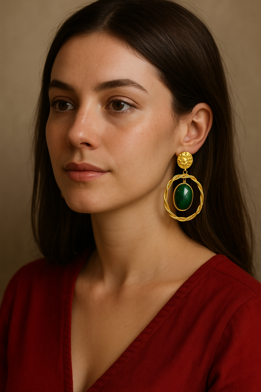 Brass Earring
